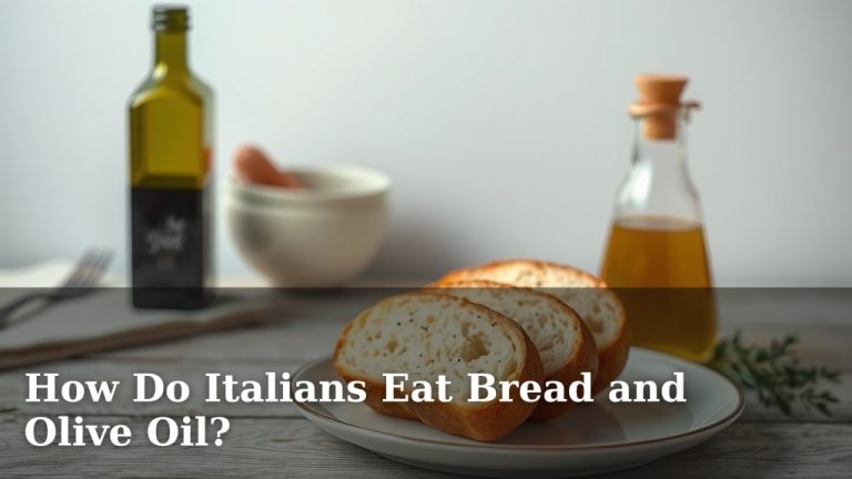 How Do Italians Eat Bread and Olive Oil?