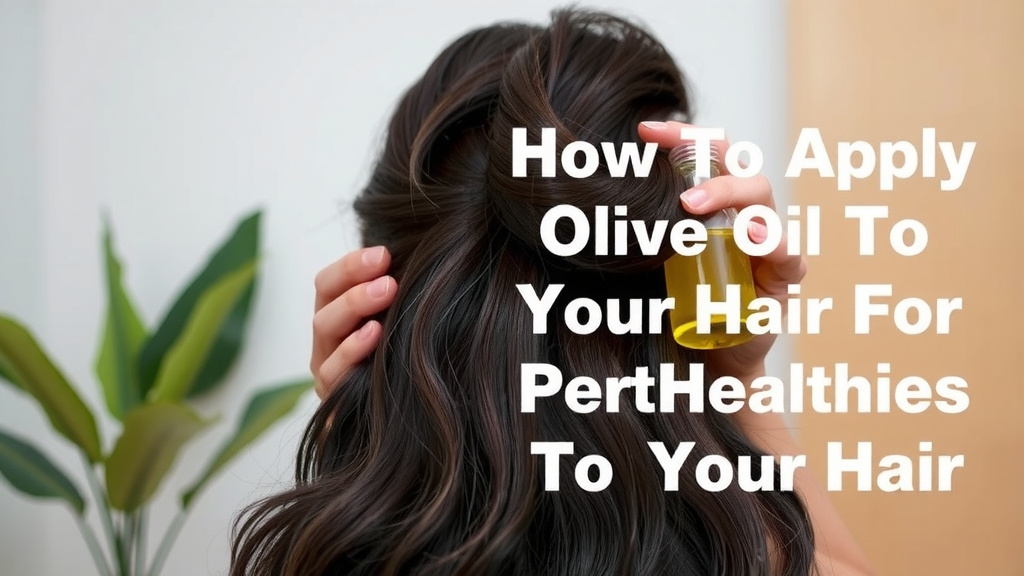 Applying Olive Oil to Your Hair for Healthier Strands