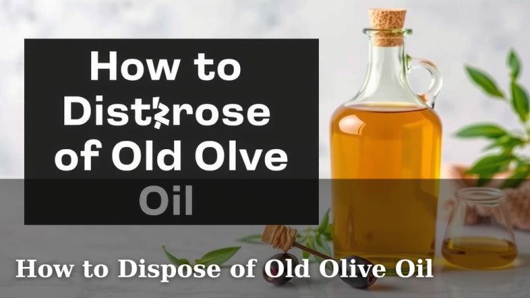 How to Dispose of Old Olive Oil