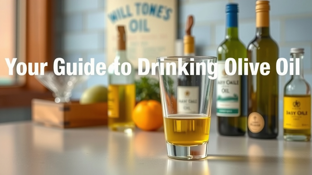 Your Guide to Drinking Olive Oil