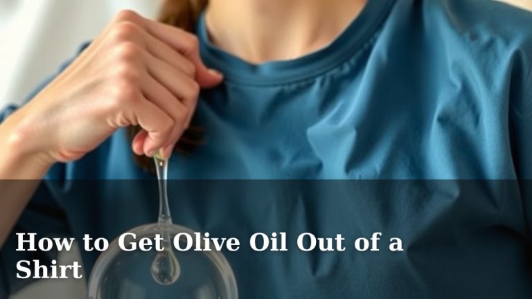 How to Get Olive Oil Out of a Shirt