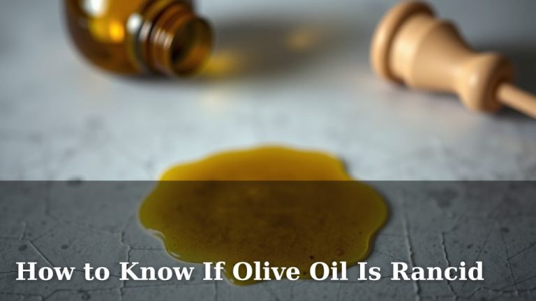 How to Know If Olive Oil Is Rancid