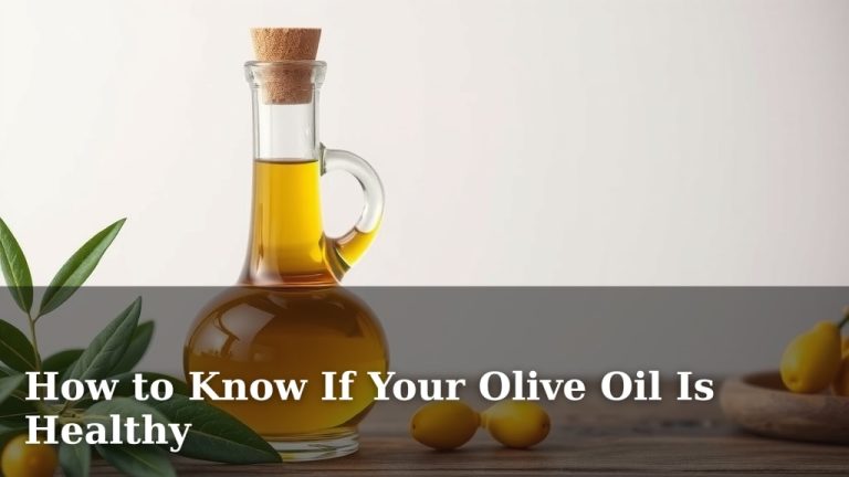 How to Know If Your Olive Oil Is Healthy