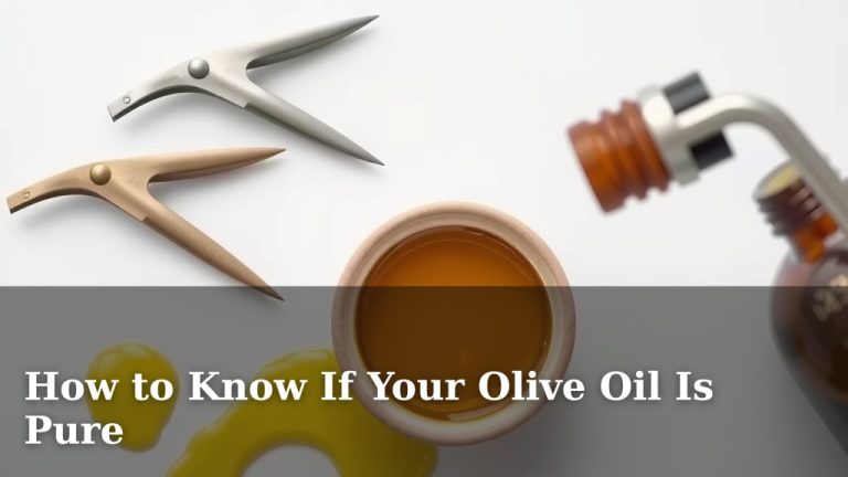 How to Know If Your Olive Oil Is Pure
