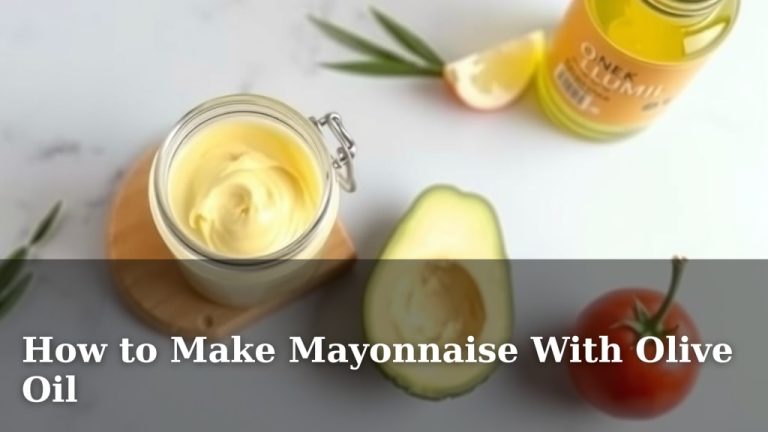 How to Make Mayonnaise With Olive Oil
