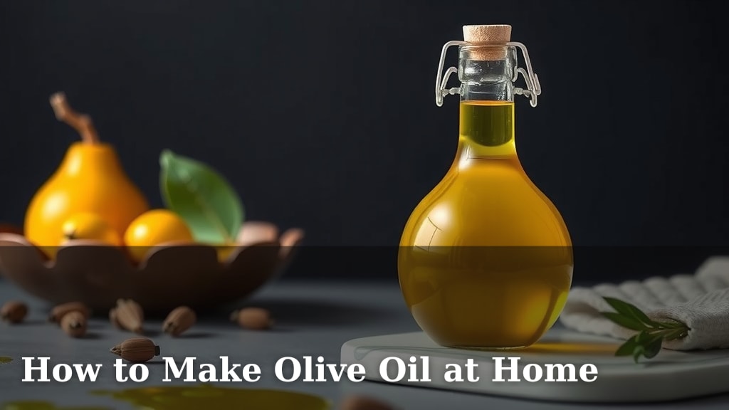 How to Make Olive Oil at Home