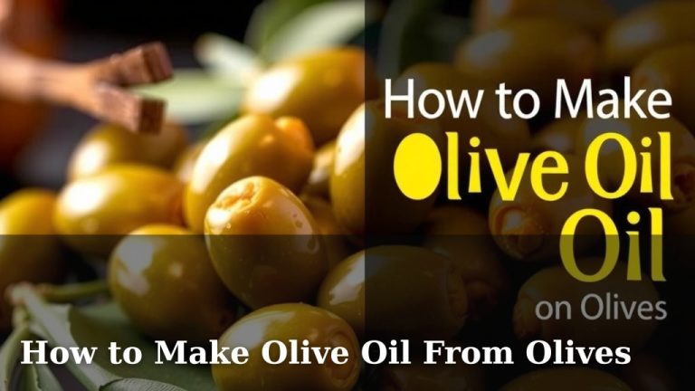 How to Make Olive Oil From Olives
