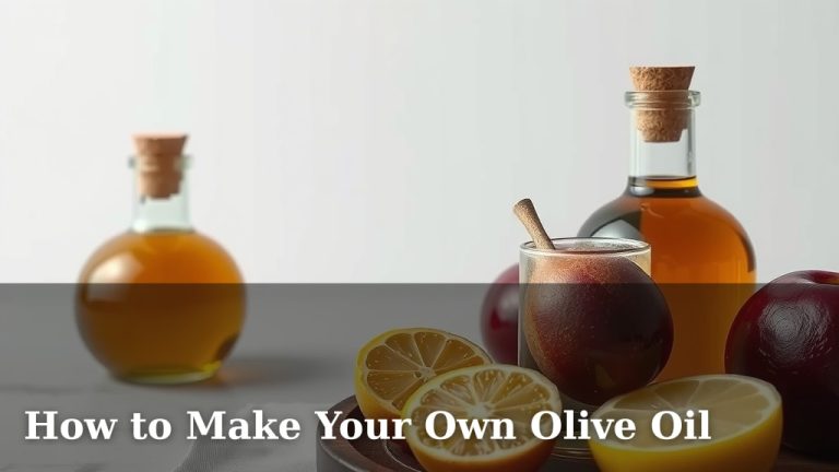 How to Make Your Own Olive Oil