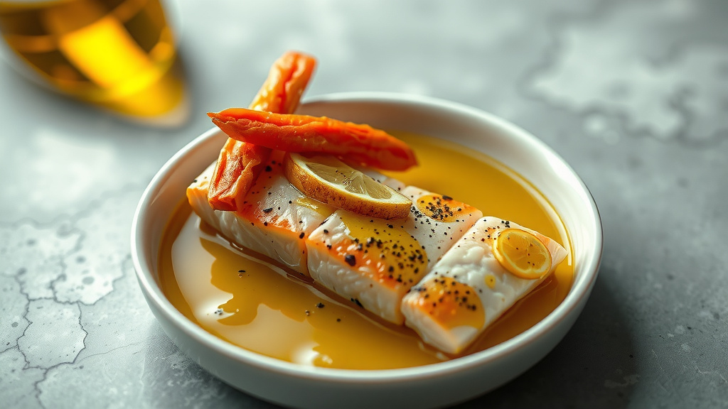 Mastering the Art of Poaching Fish in Olive Oil