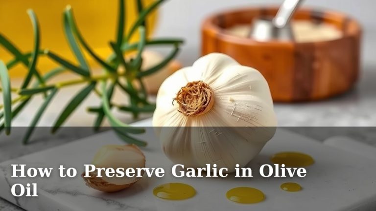 How to Preserve Garlic in Olive Oil
