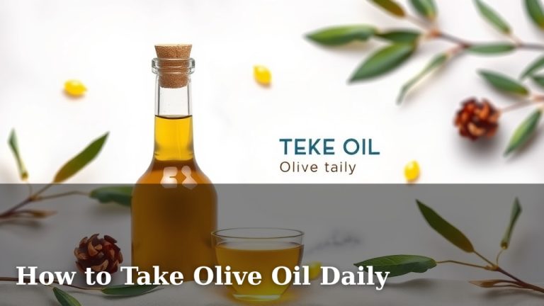 How to Take Olive Oil Daily