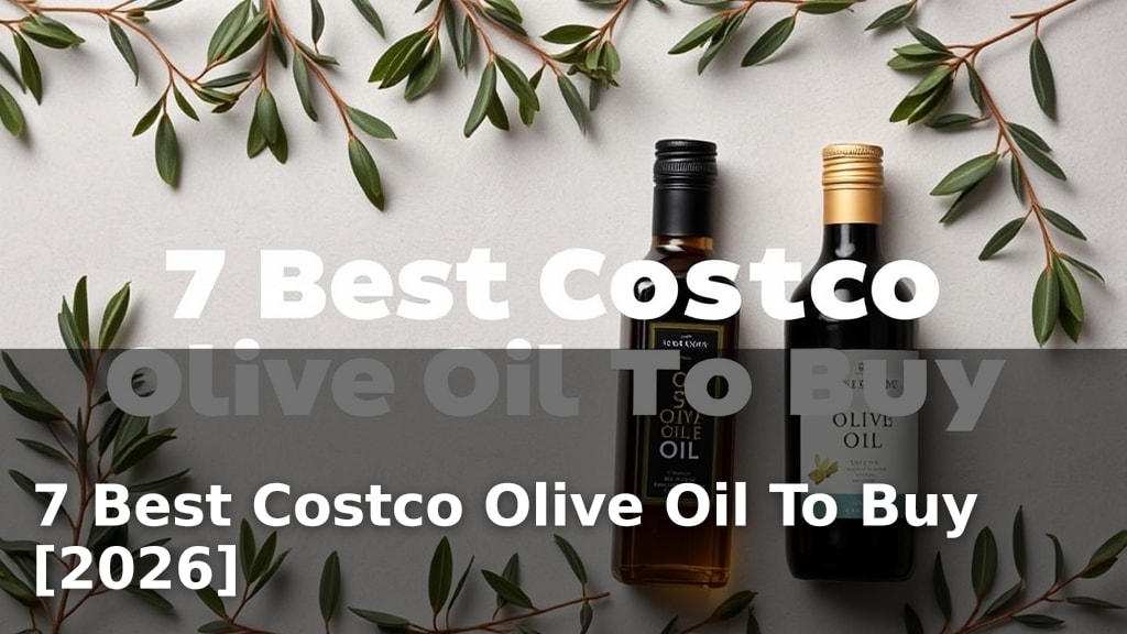 7 Best Costco Olive Oil To Buy [2026]