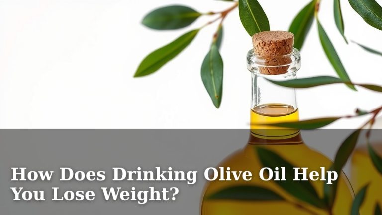 How Does Drinking Olive Oil Help You Lose Weight?