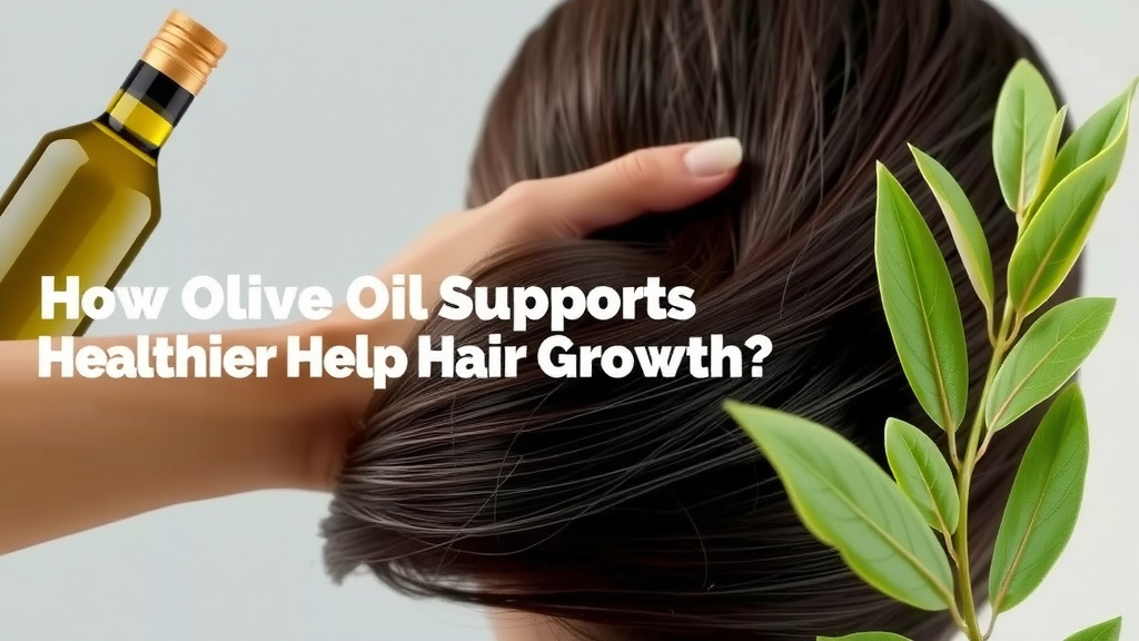 How Olive Oil Supports Healthier Hair Growth