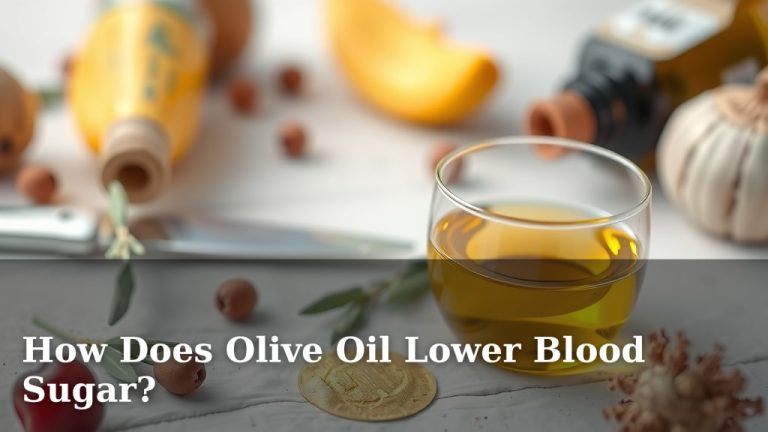 How Does Olive Oil Lower Blood Sugar?
