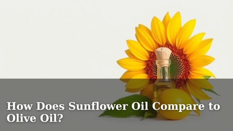 How Does Sunflower Oil Compare to Olive Oil?