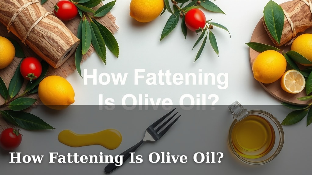 How Fattening Is Olive Oil?