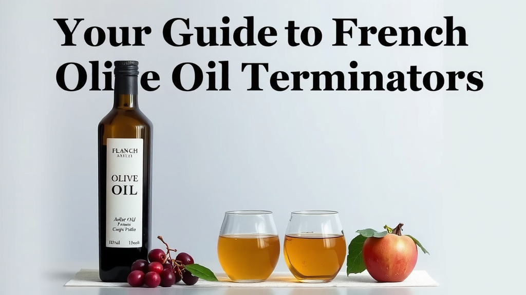 Your Guide to French Olive Oil Terminology