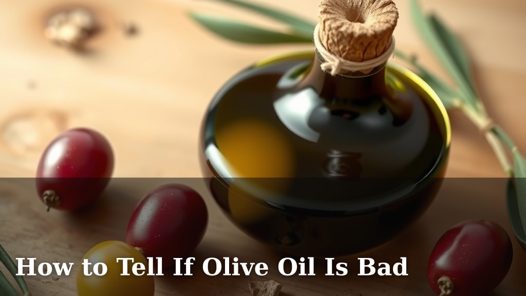 How to Tell If Olive Oil Is Bad