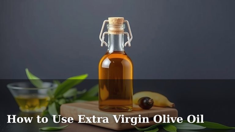 How to Use Extra Virgin Olive Oil