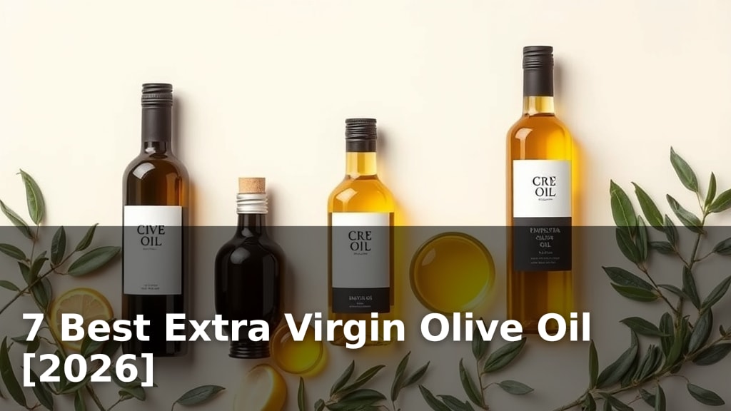 7 Best Extra Virgin Olive Oil [2026]