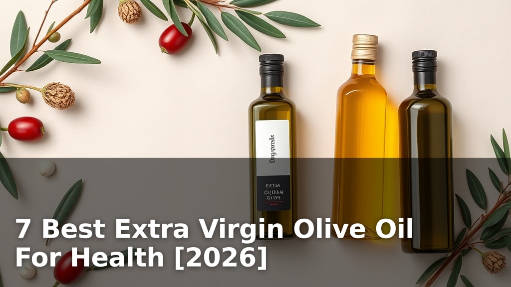 7 Best Extra Virgin Olive Oil For Health [2026]