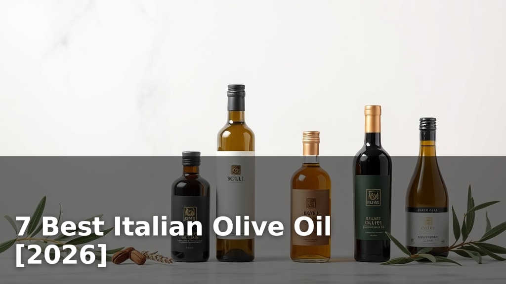 7 Best Italian Olive Oil [2026]