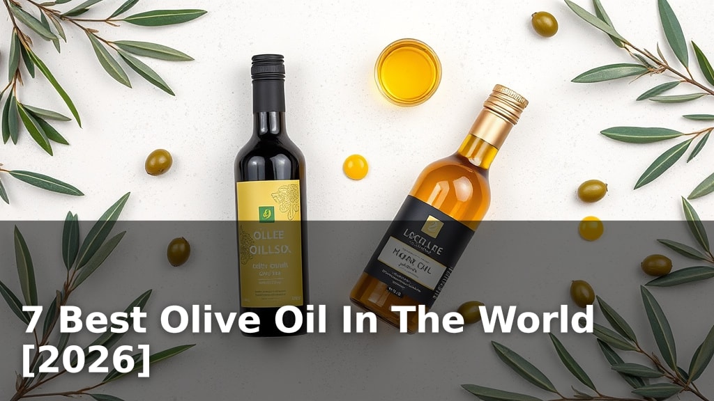 7 Best Olive Oil In The World [2026]