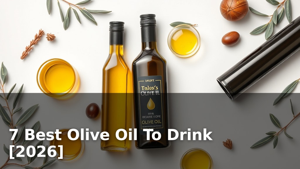 7 Best Olive Oil To Drink [2026]