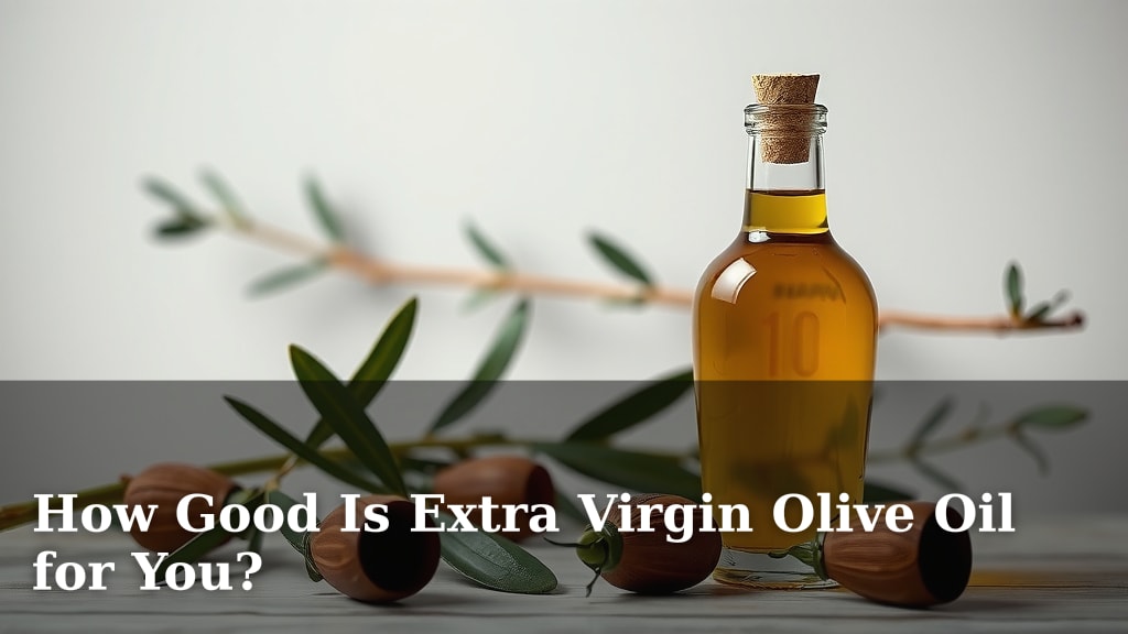 How Good Is Extra Virgin Olive Oil for You?