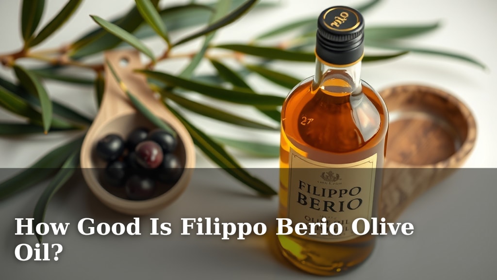 How Good Is Filippo Berio Olive Oil?