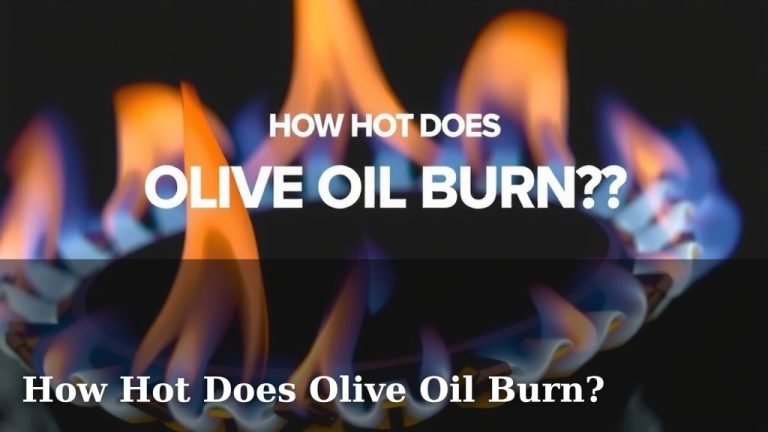 How Hot Does Olive Oil Burn?