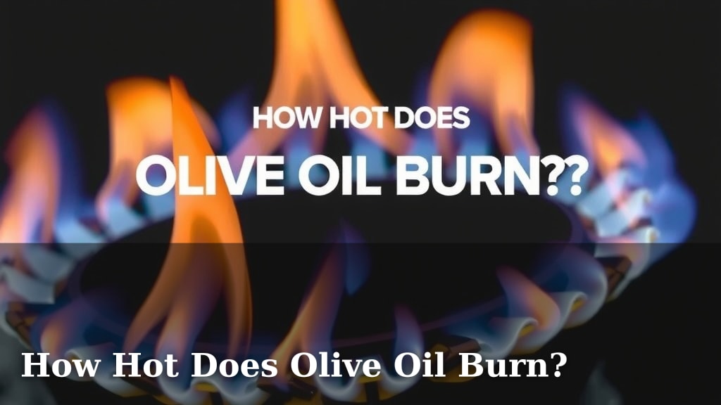 How Hot Does Olive Oil Burn?