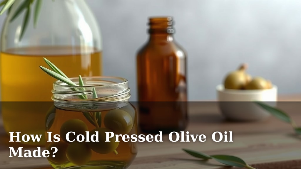 How Is Cold Pressed Olive Oil Made?