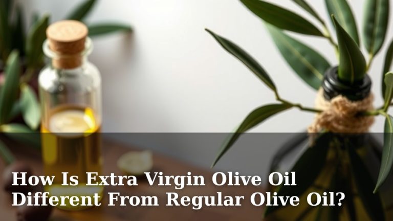 How Is Extra Virgin Olive Oil Different From Regular Olive Oil?