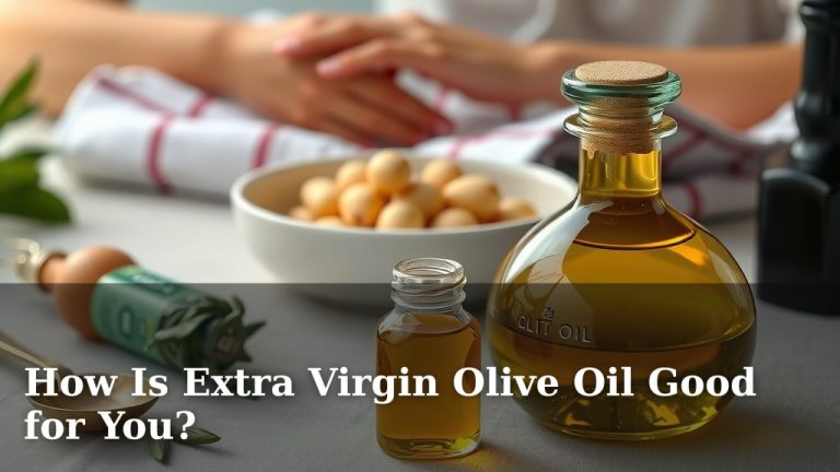 How Is Extra Virgin Olive Oil Good for You?