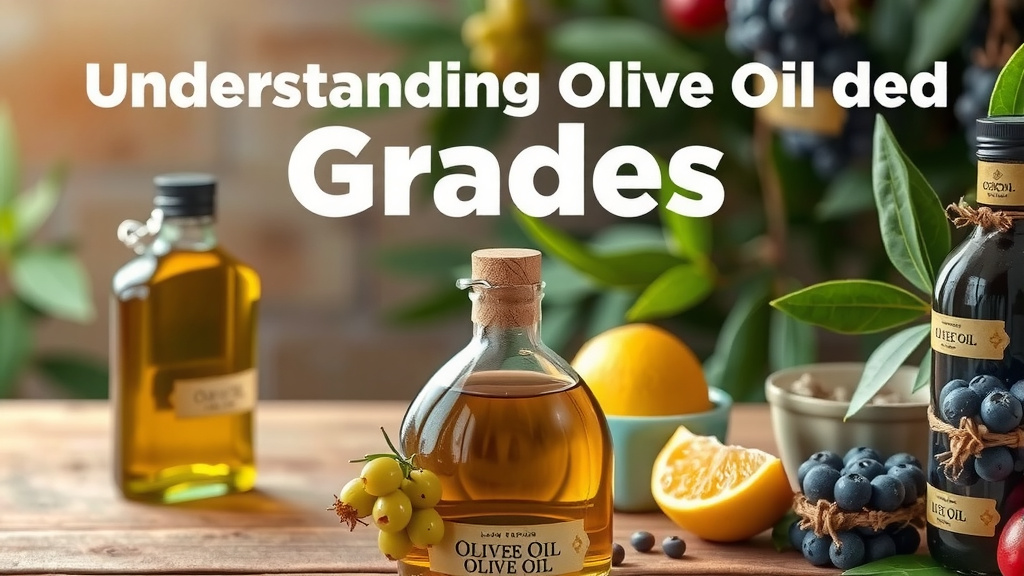 Understanding Olive Oil Grades: What You Need to Know