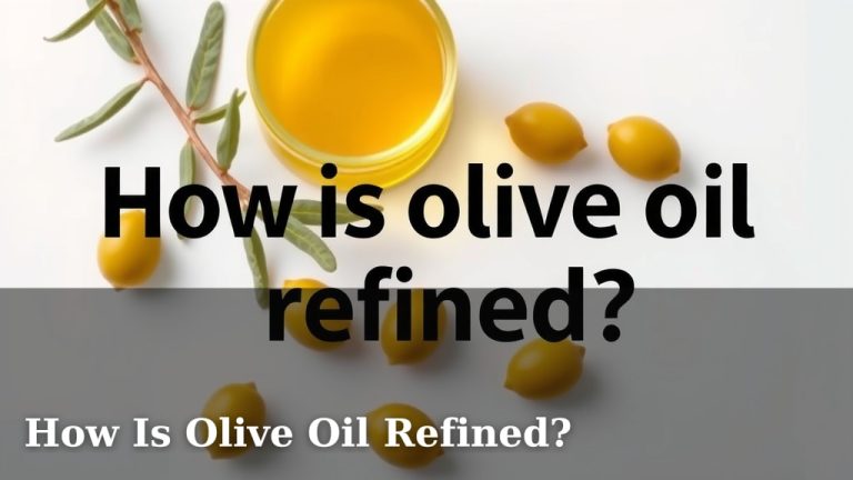 How Is Olive Oil Refined?