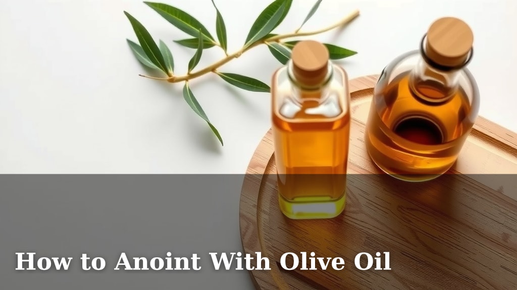 How to Anoint With Olive Oil