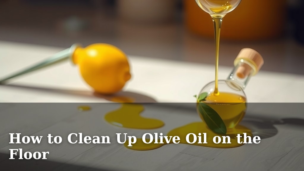 How to Clean Up Olive Oil on the Floor