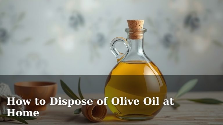 How to Dispose of Olive Oil at Home