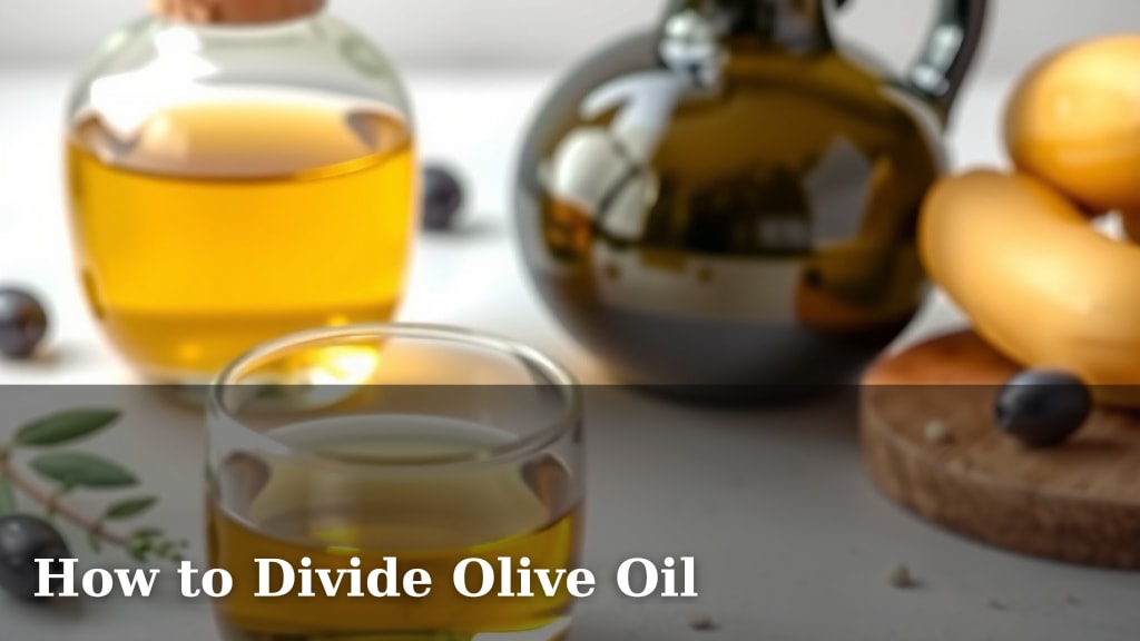 How to Divide Olive Oil