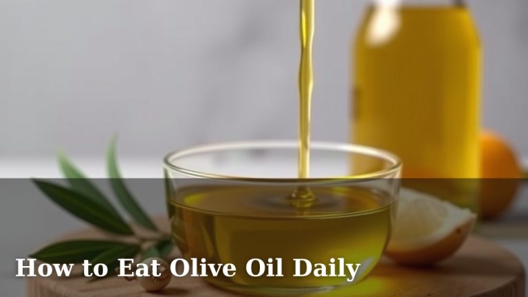How to Eat Olive Oil Daily