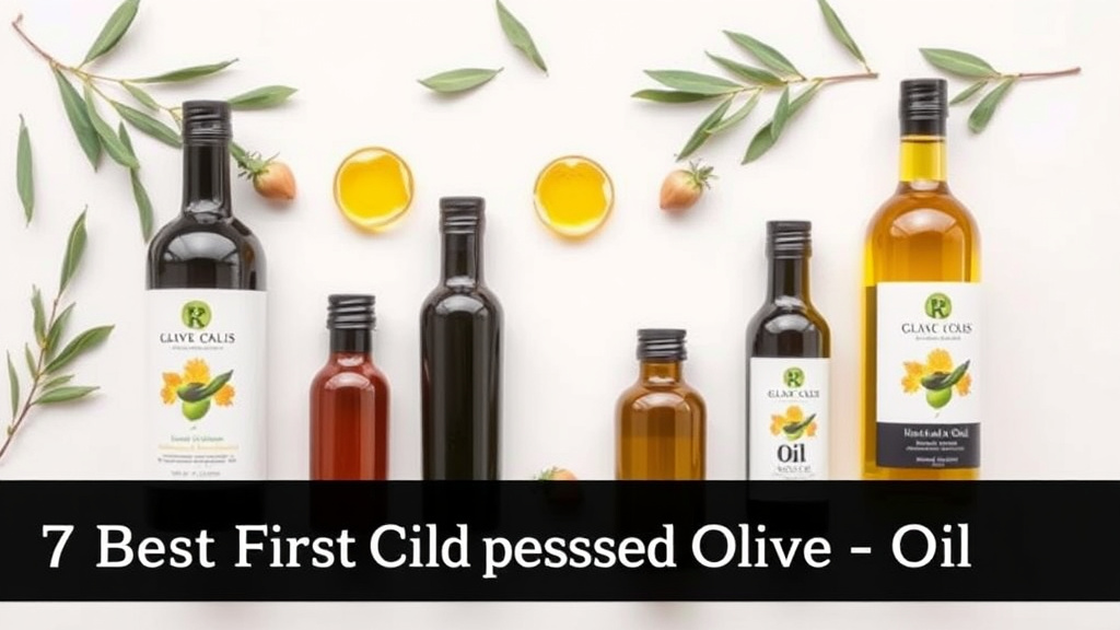 7 Best First Cold Pressed Olive Oil [2026]
