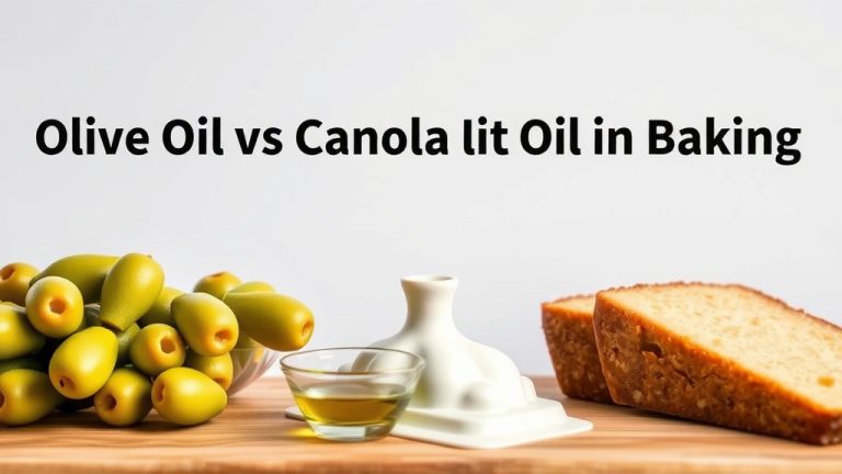 Olive Oil vs Canola Oil in Baking: Which is Better