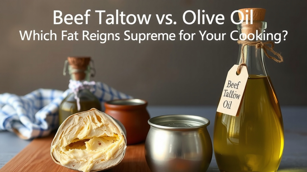 Beef Tallow vs. Olive Oil: Which Fat Reigns Supreme for Your Cooking?