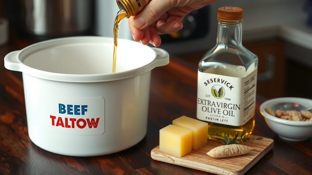 Beef Tallow vs. Extra Virgin Olive Oil: A Kitchen Showdown
