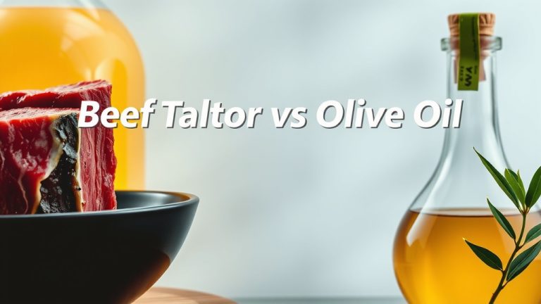 Beef Tallow vs Olive Oil: Which is Best for Cooking