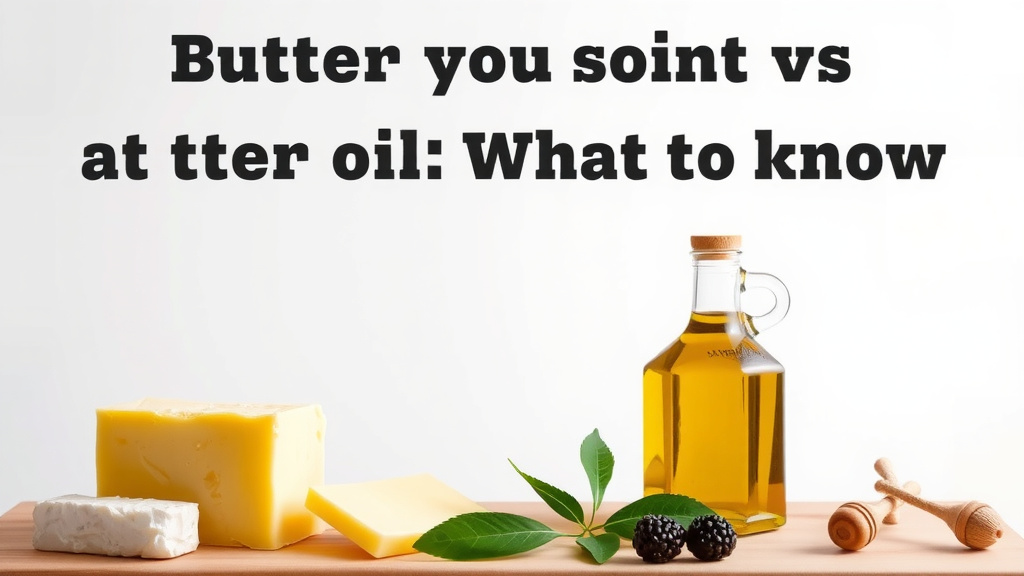 Butter Smoke Point vs Olive Oil: What to Know