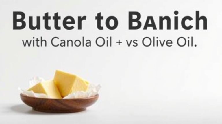 Butter with Canola Oil vs Olive Oil: What's Best